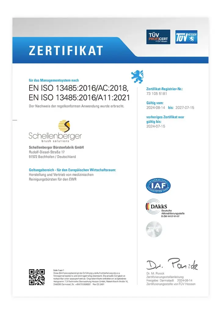 DIN EN ISO 13485:2021
