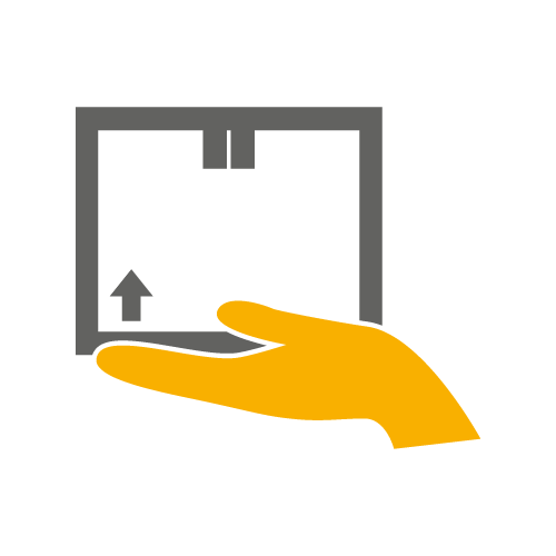 Service Icon Verpackung