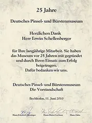 historie Ehrung Erwin Schellenberger