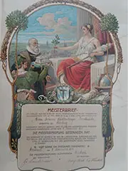 historie Meisterprüfung fuer das Pinselmacherhandwerk